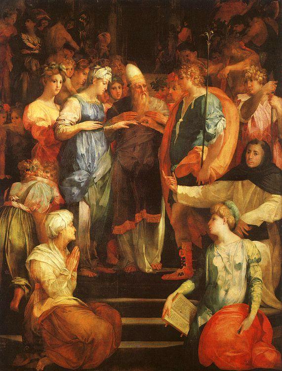 Rosso Fiorentino Marriage of The Virgin China oil painting art